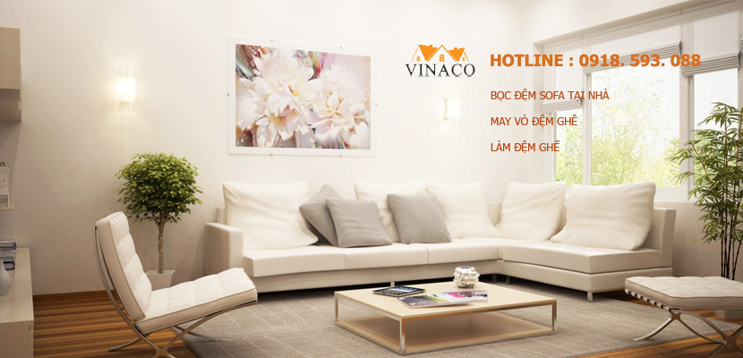 May vỏ đệm ghế tại Vinaco giúp thay đổi diện mạo sofa nhà bạn